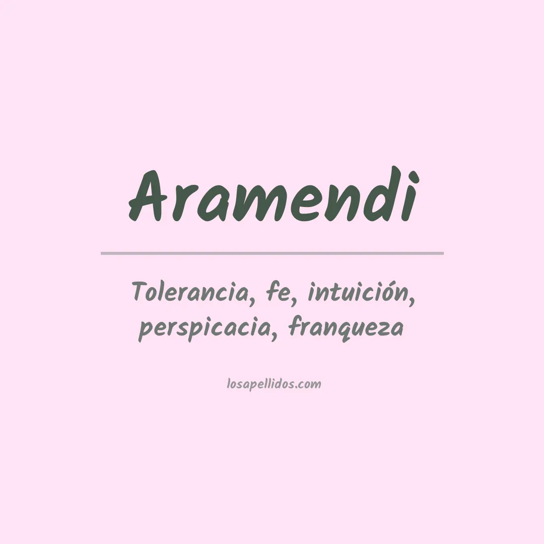 Apellido Aramendi