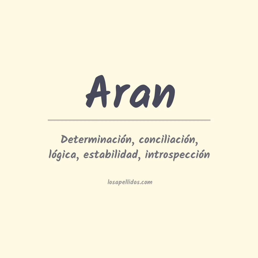 Apellido Aran