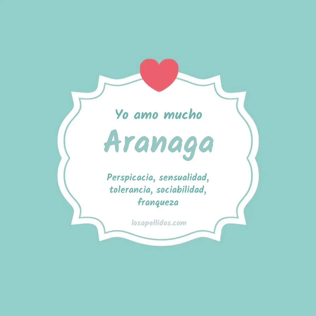 Yo amo mucho Aranaga
