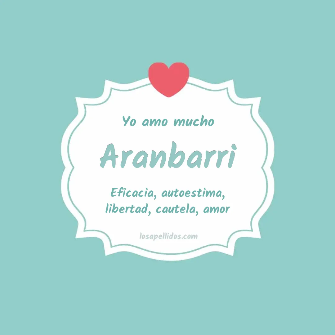 Yo amo mucho Aranbarri