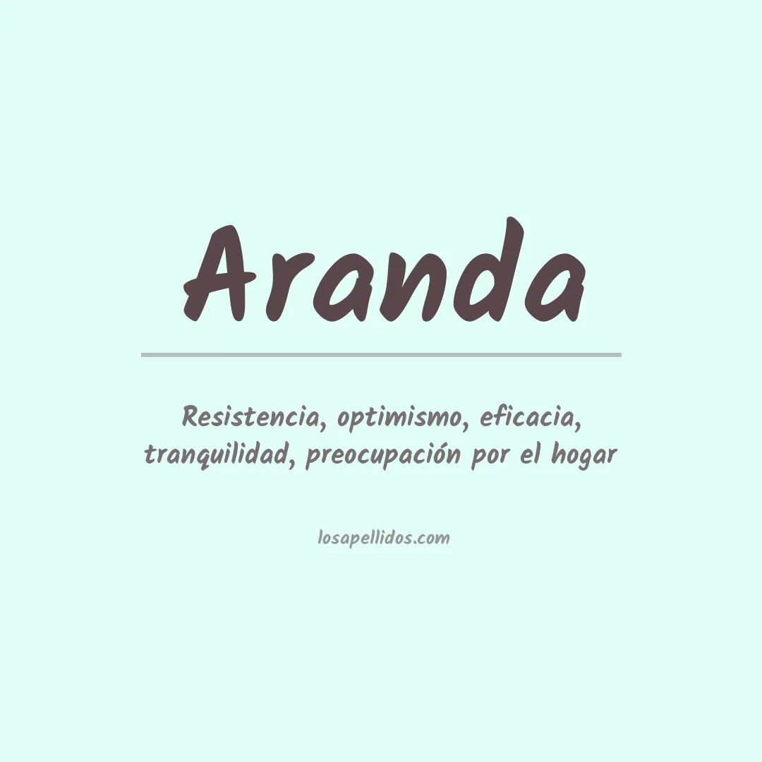 Apellido Aranda