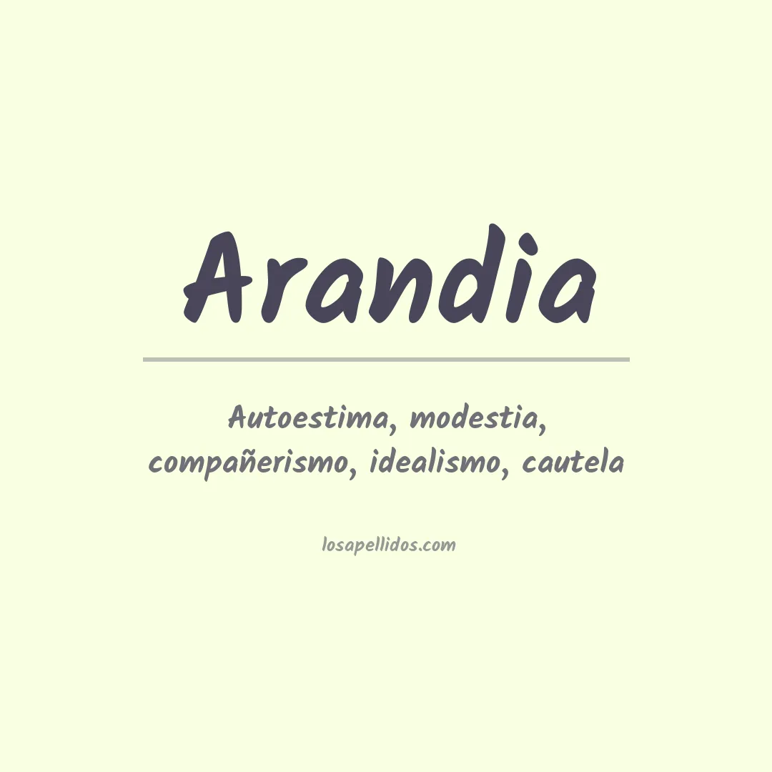Apellido Arandia