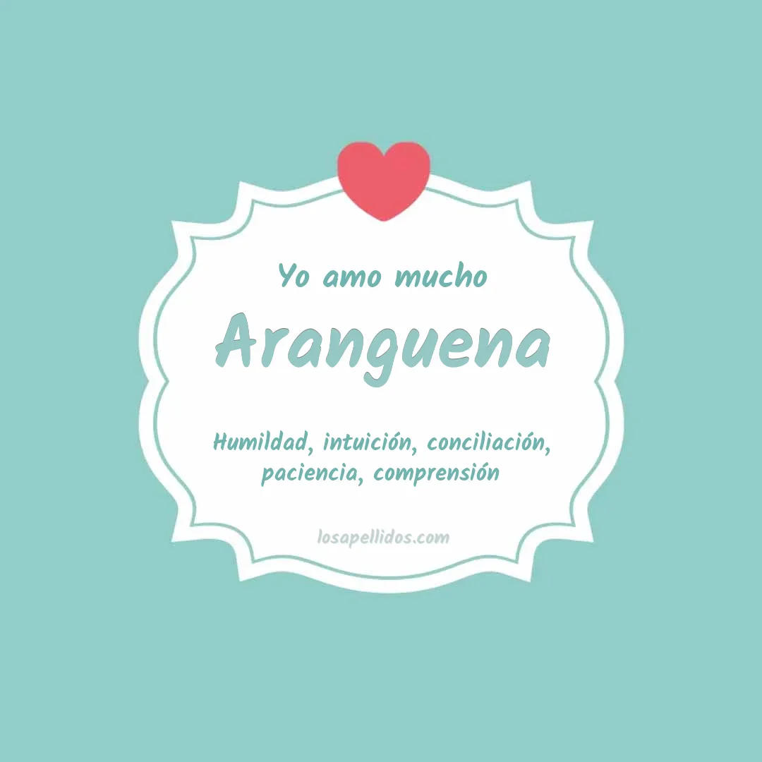 Yo amo mucho Aranguena