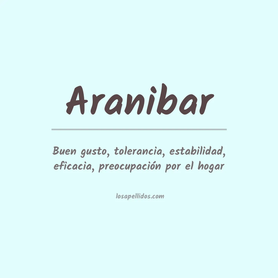 Apellido Aranibar