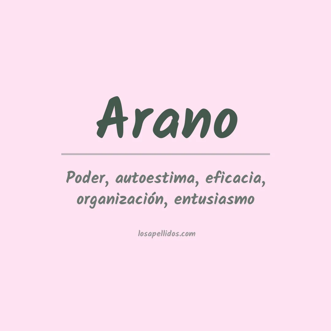 Apellido Arano