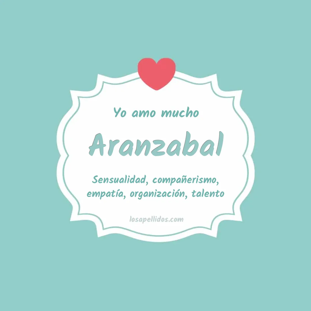 Yo amo mucho Aranzabal