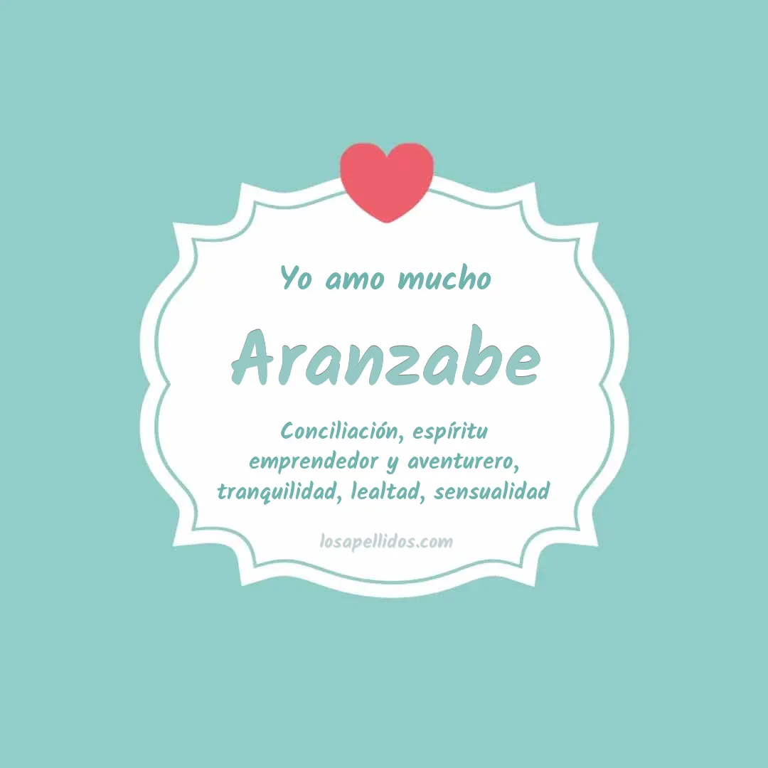 Yo amo mucho Aranzabe