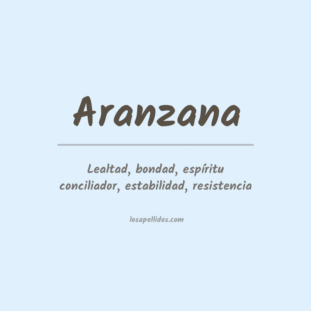 Apellido Aranzana