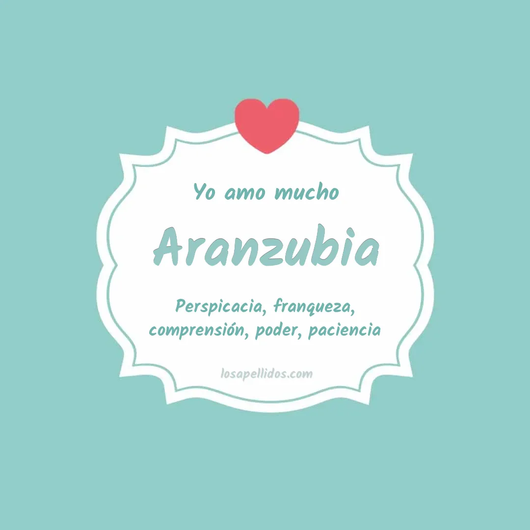 Yo amo mucho Aranzubia