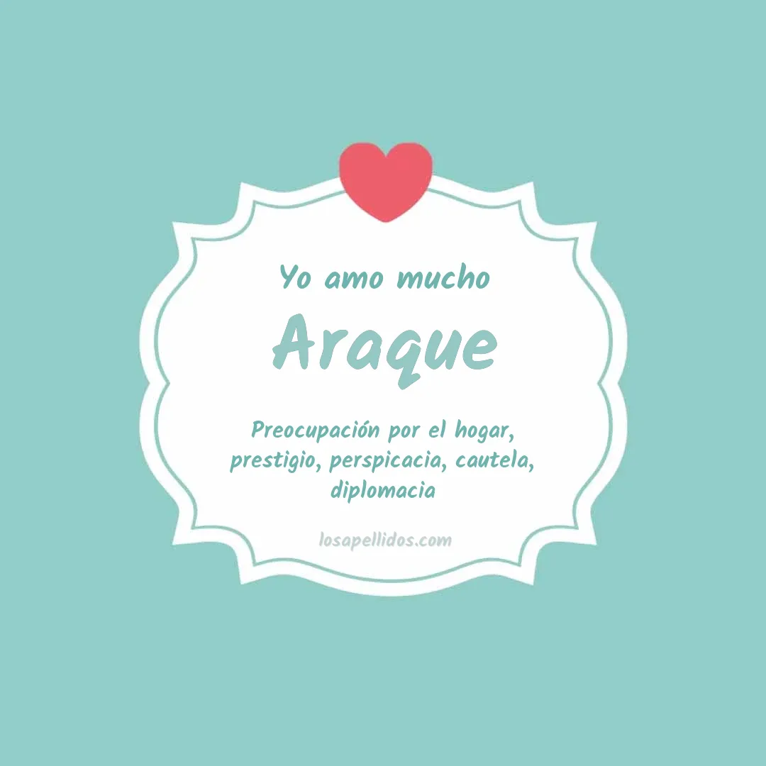 Yo amo mucho Araque