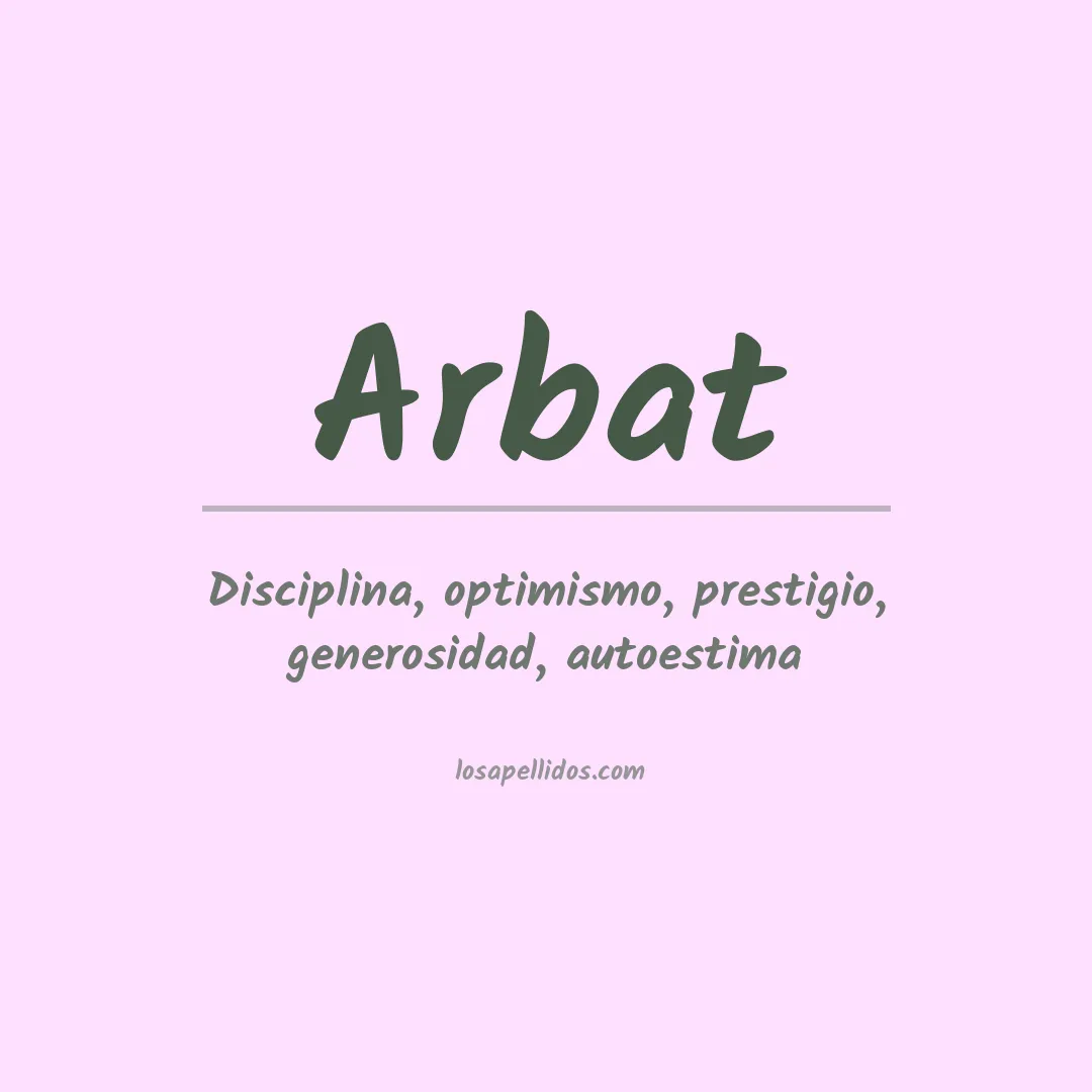 Apellido Arbat