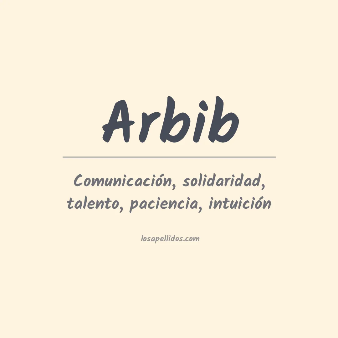 Apellido Arbib