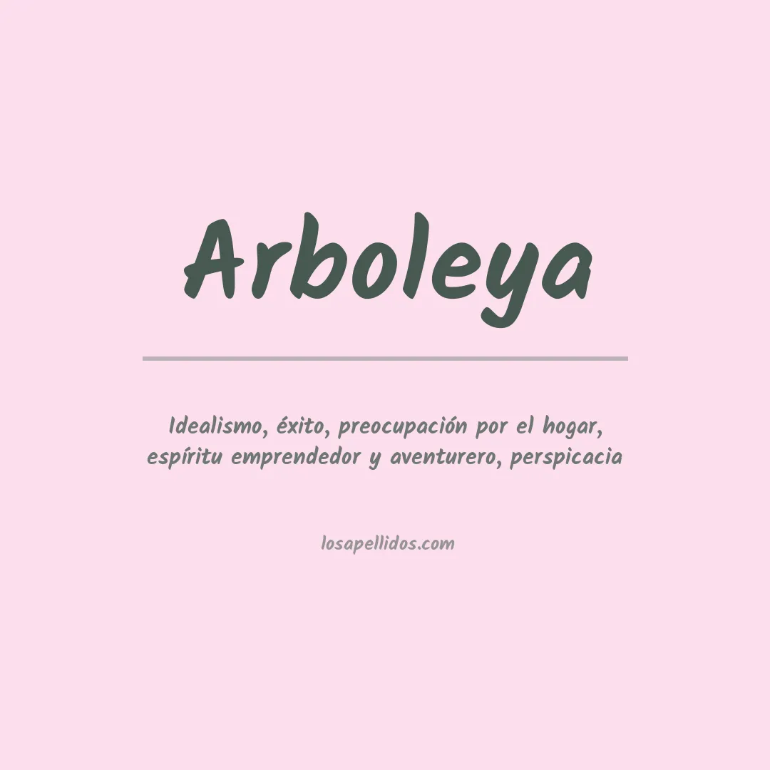 Apellido Arboleya