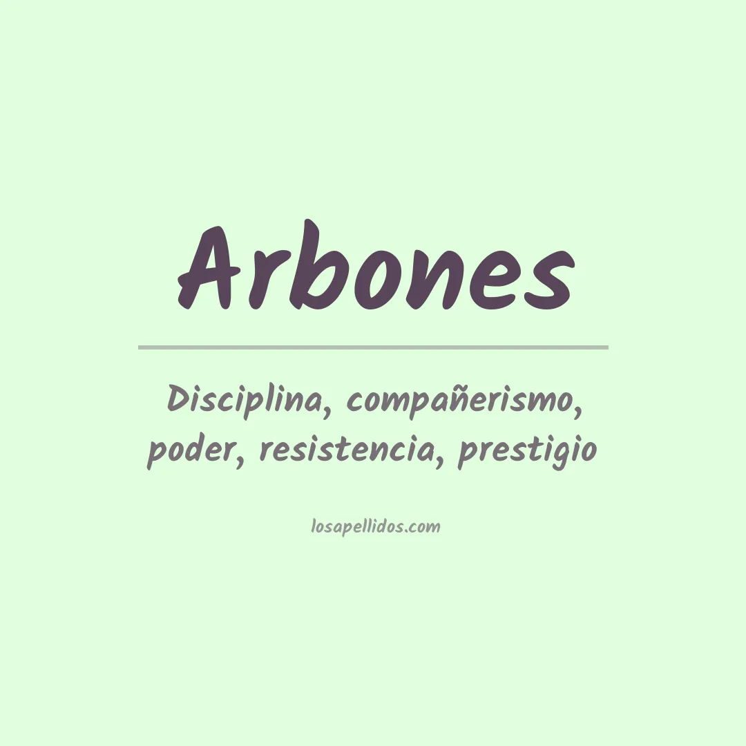Apellido Arbones