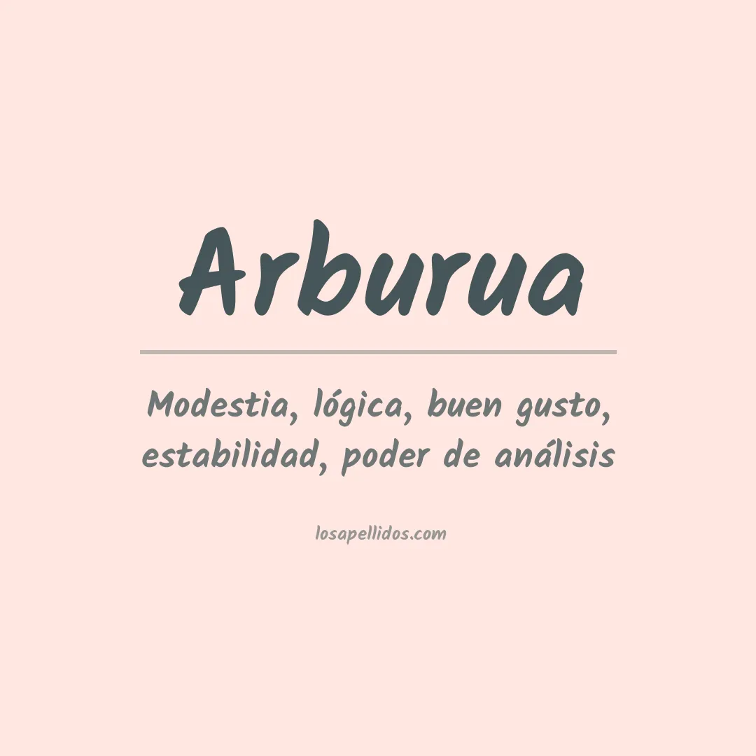 Apellido Arburua