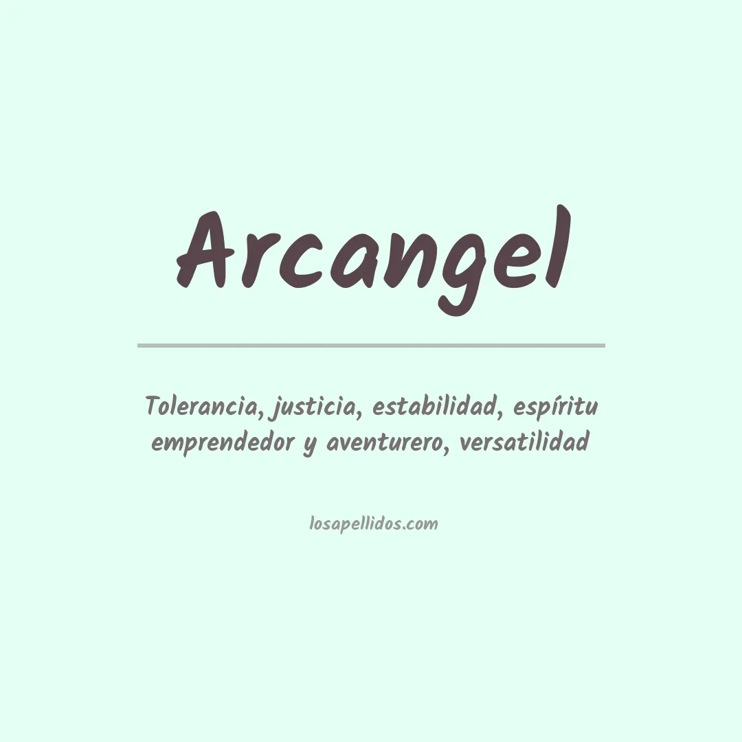 Apellido Arcangel