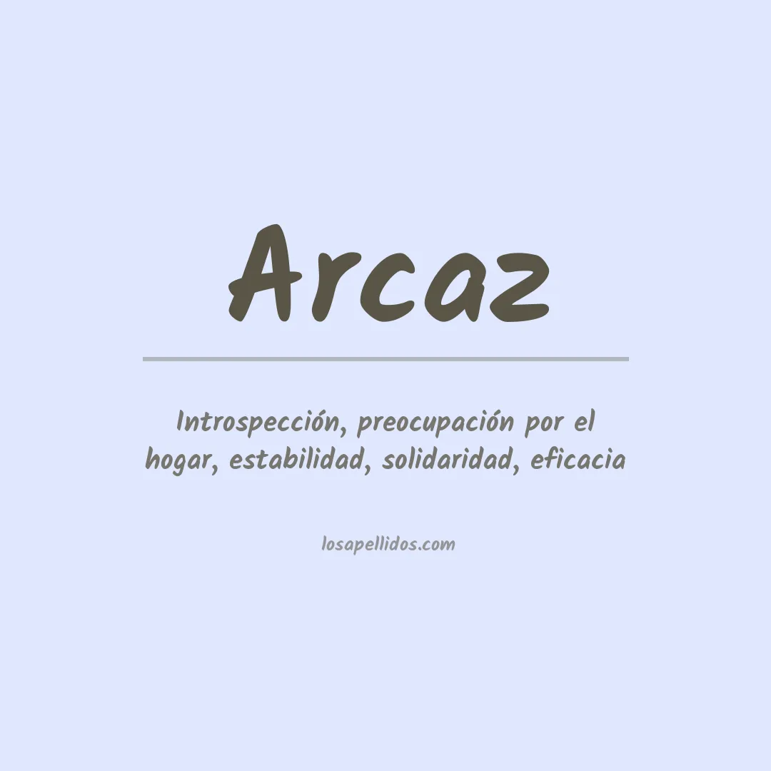 Apellido Arcaz