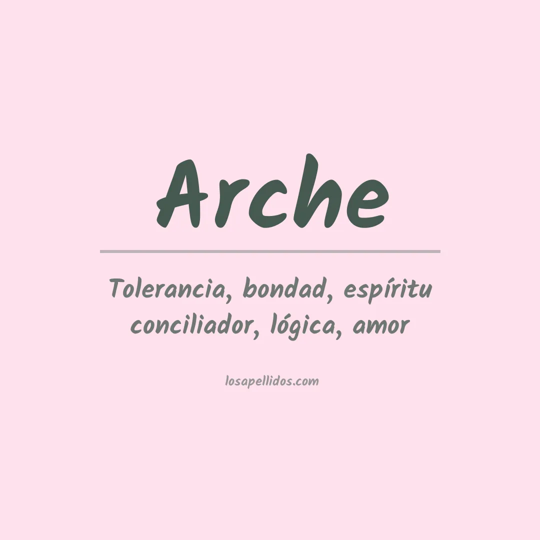 Apellido Arche