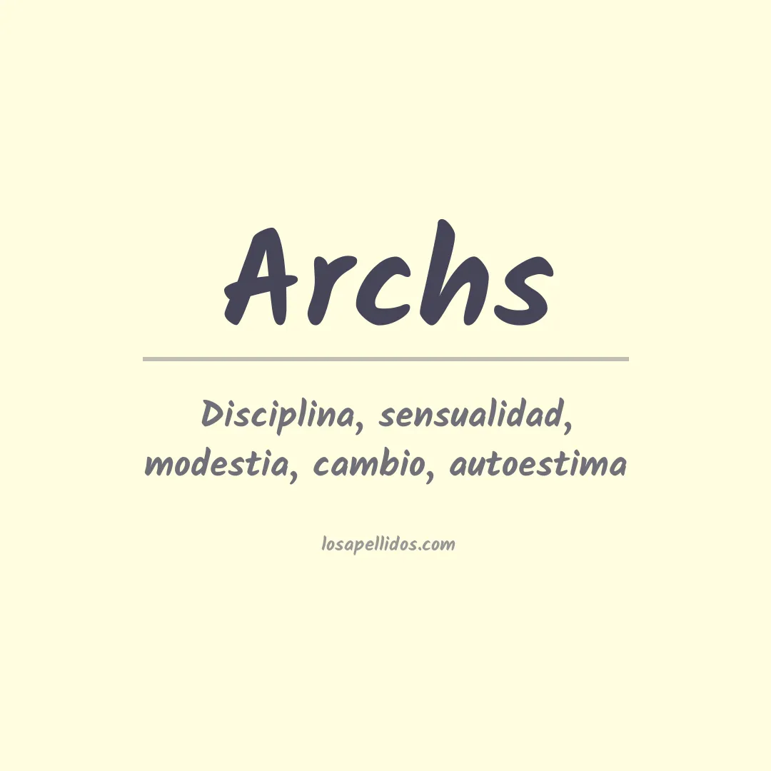 Apellido Archs