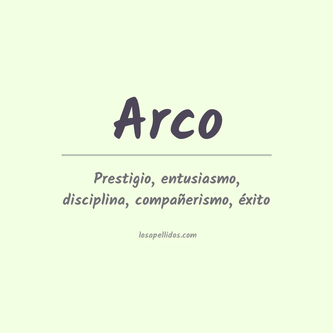 Apellido Arco