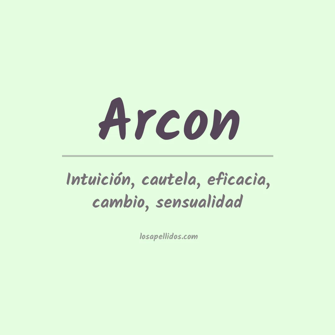 Apellido Arcon