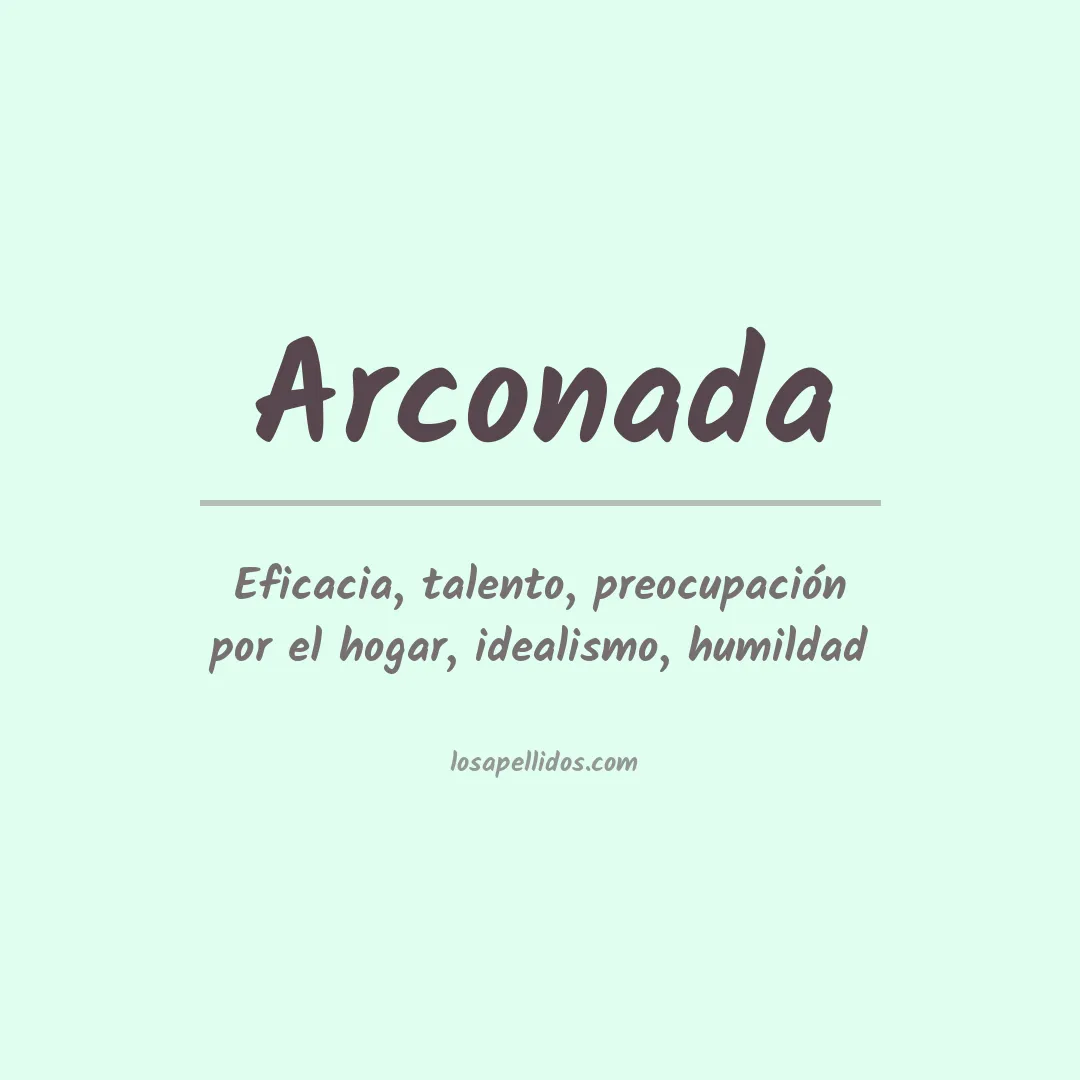 Apellido Arconada