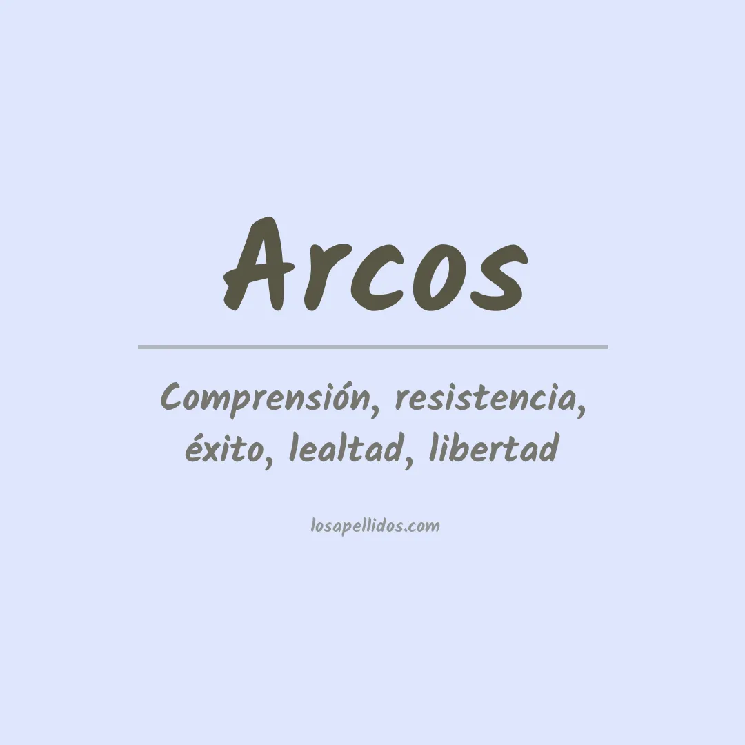 Apellido Arcos