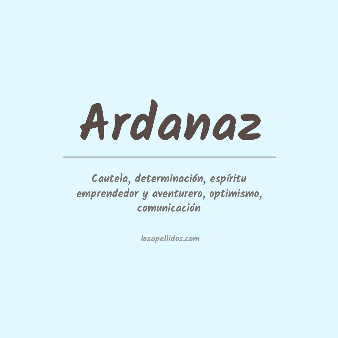 Apellido Ardanaz