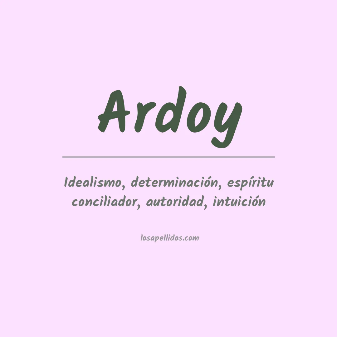 Apellido Ardoy