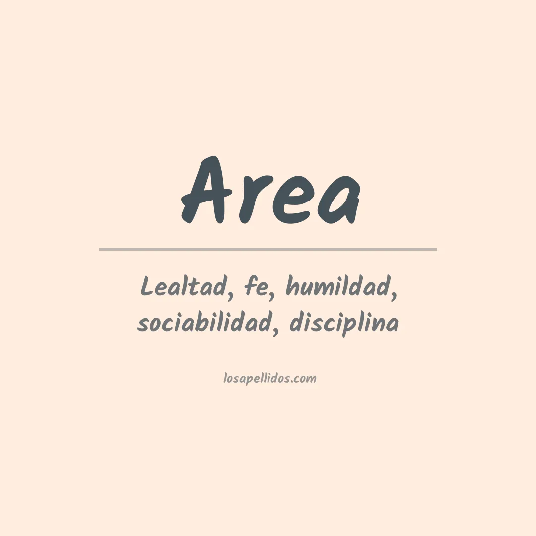 Apellido Area