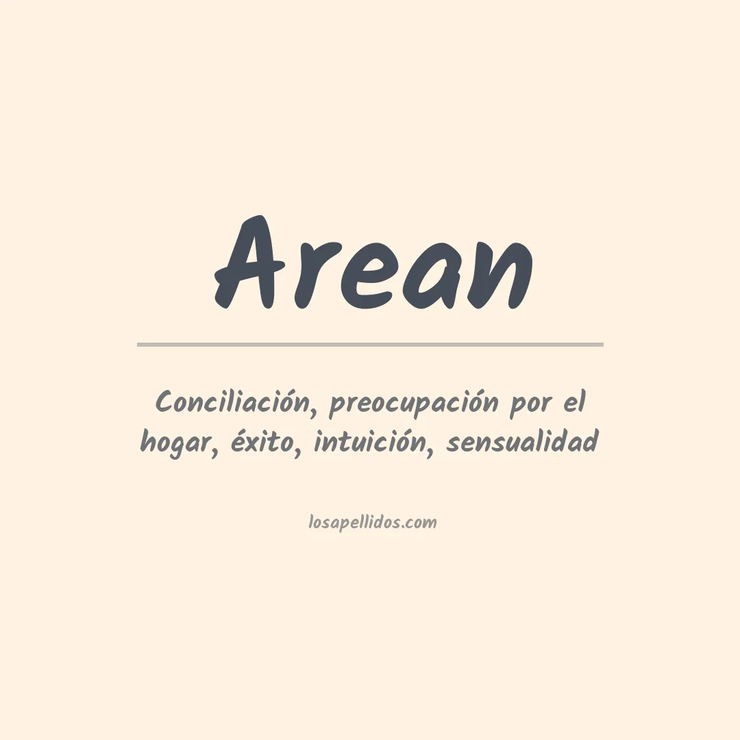 Apellido Arean
