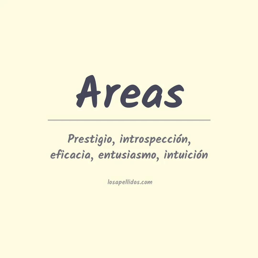 Apellido Areas
