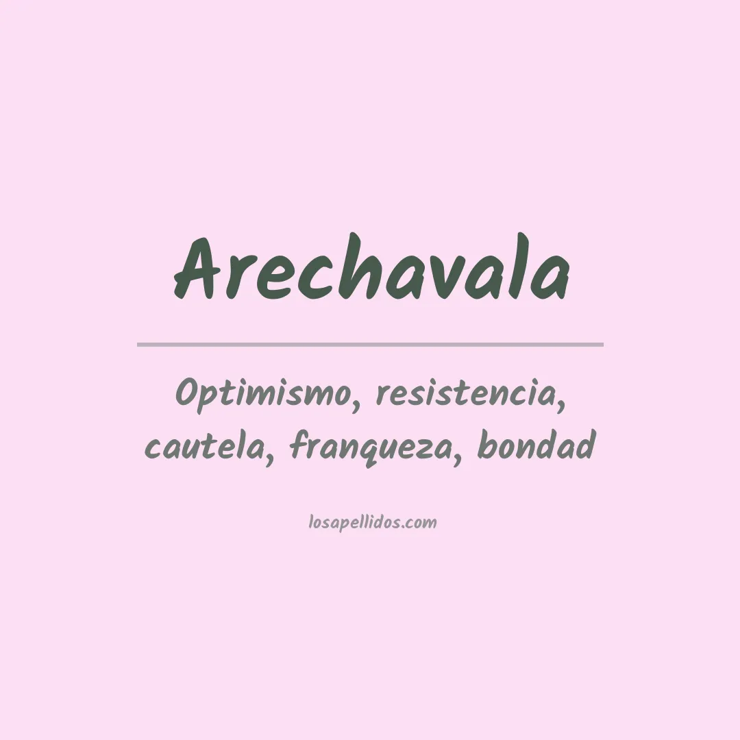 Apellido Arechavala