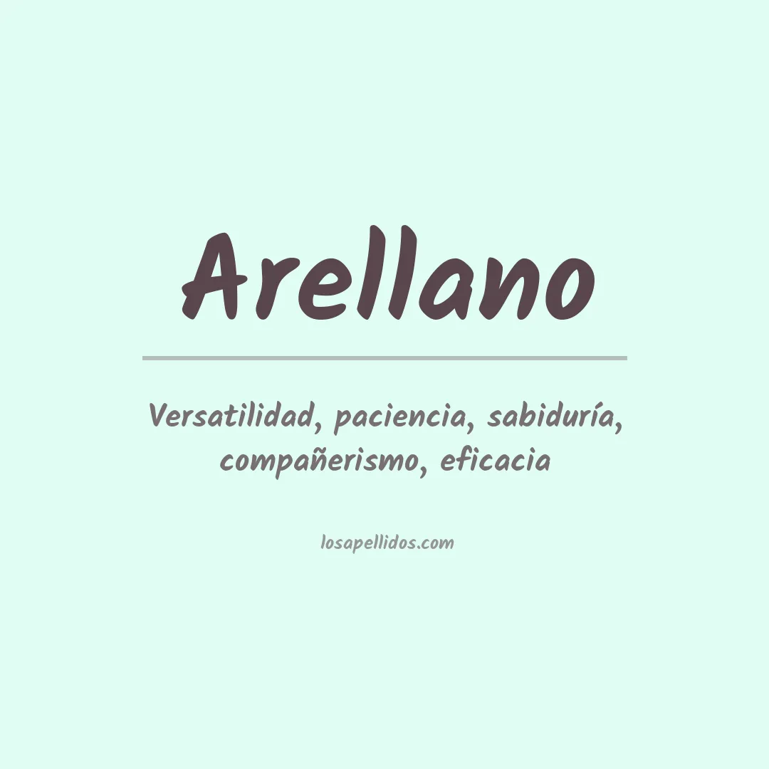 Apellido Arellano