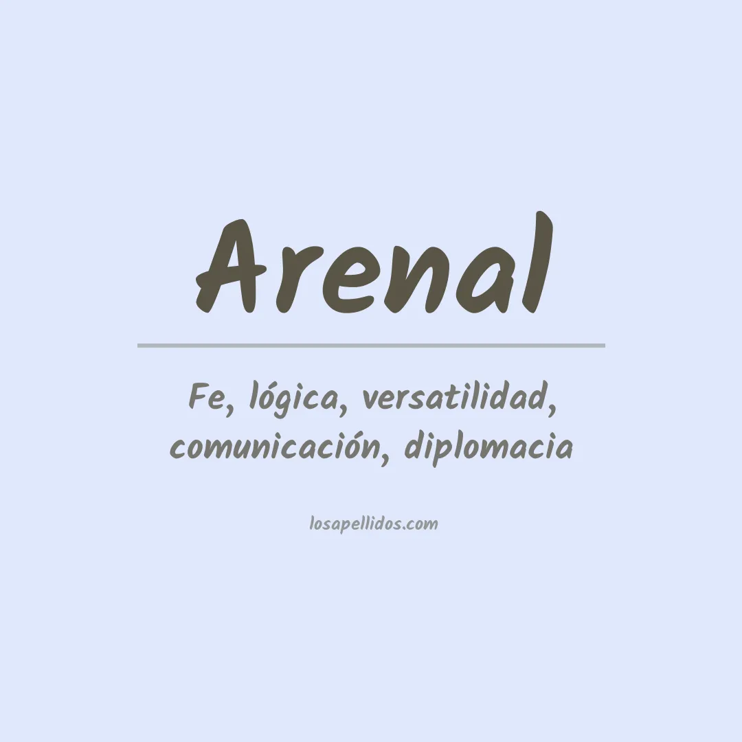 Apellido Arenal
