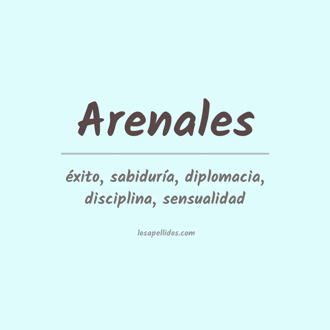 Apellido Arenales