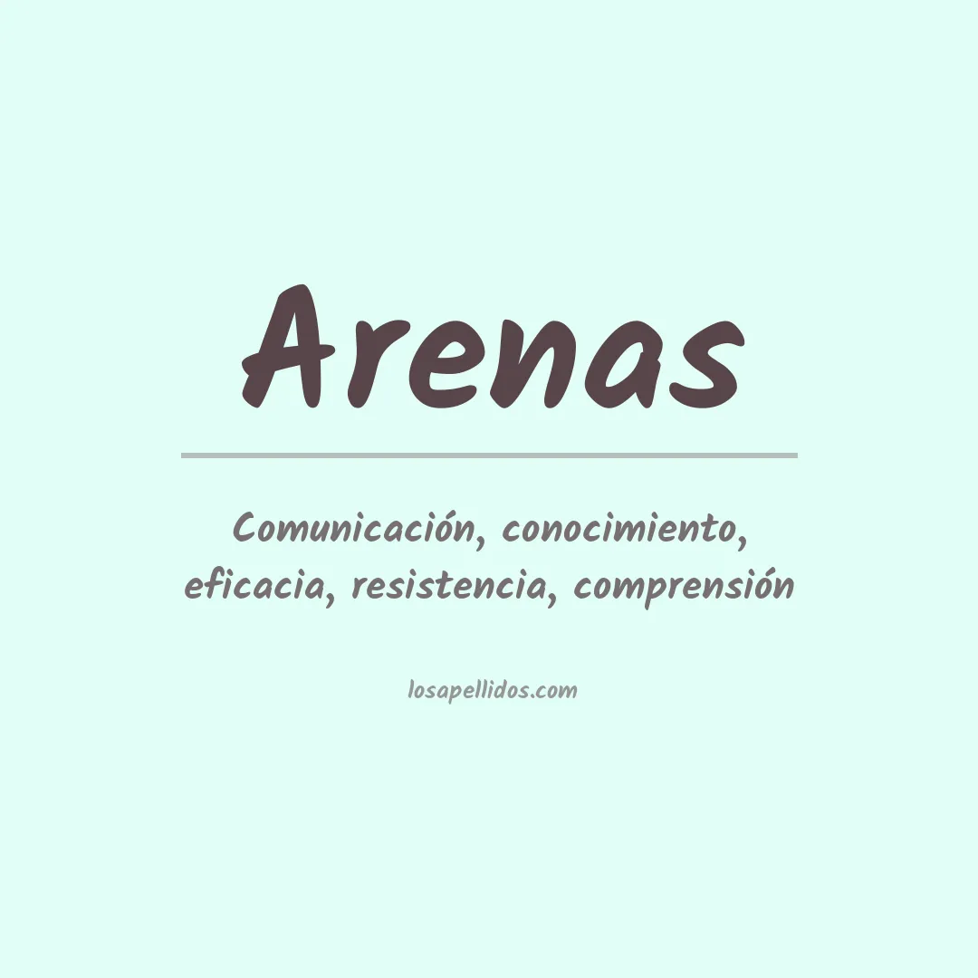 Apellido Arenas