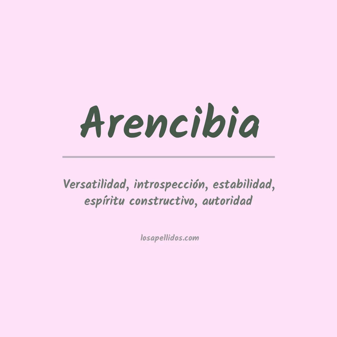 Apellido Arencibia