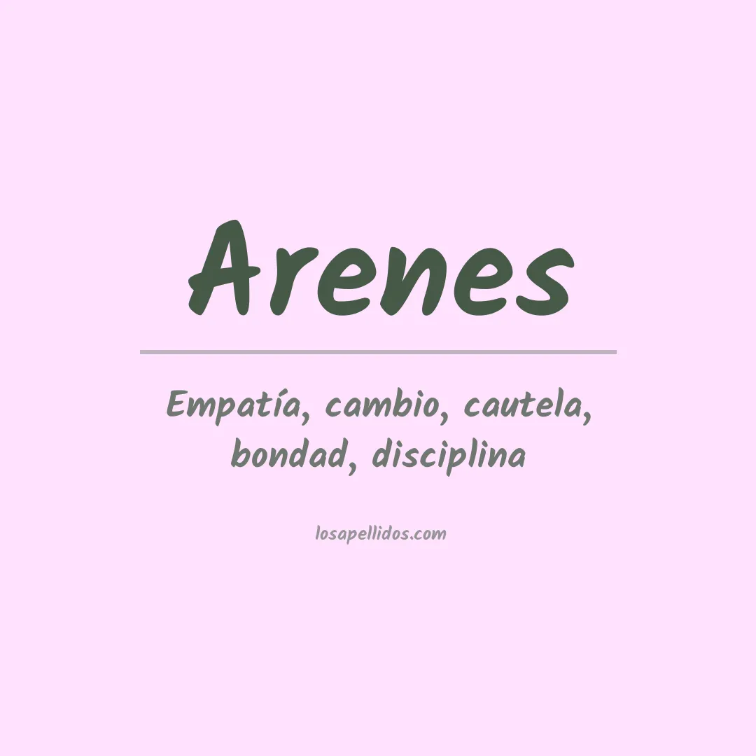 Apellido Arenes