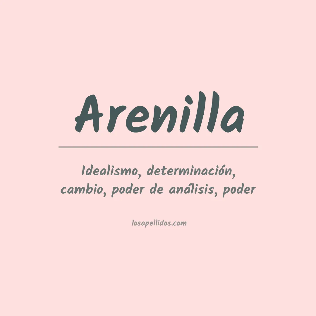 Apellido Arenilla