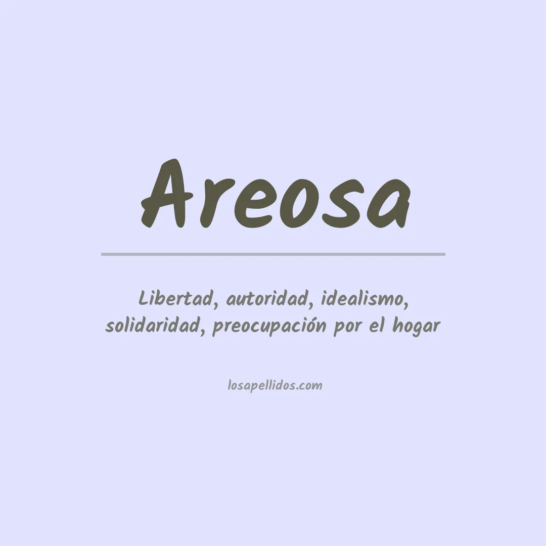 Apellido Areosa