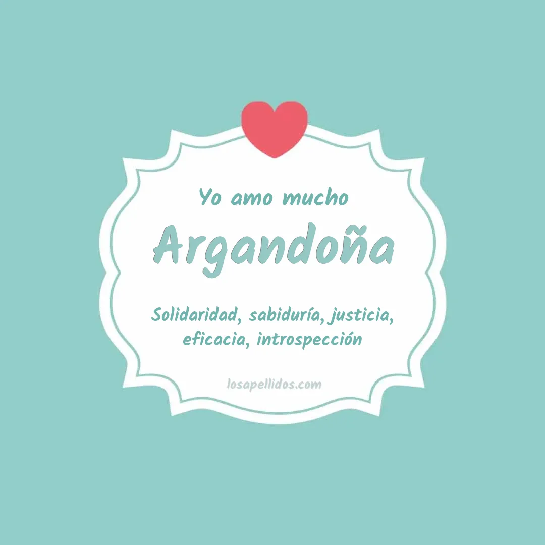 Yo amo mucho Argandoña