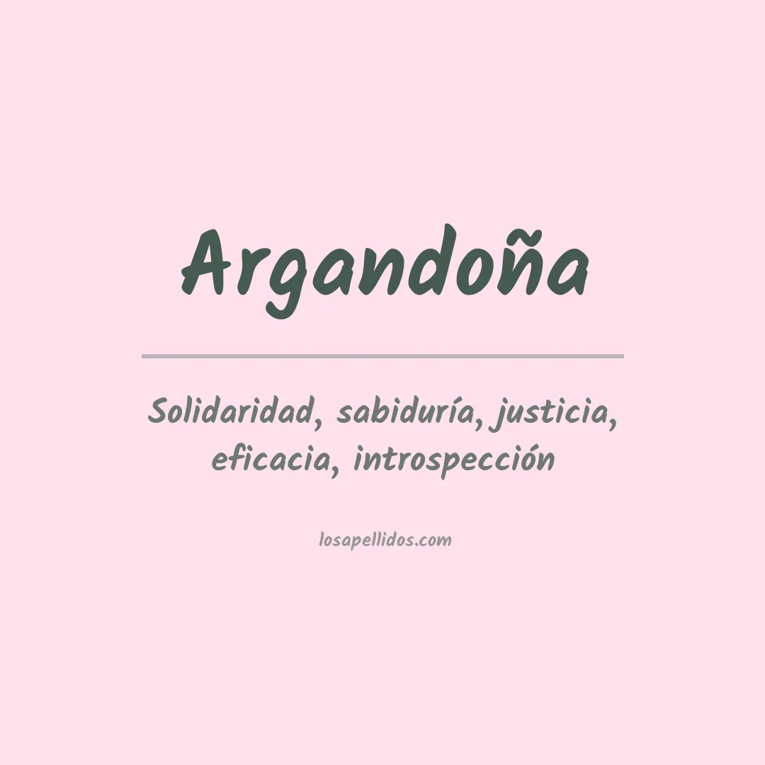 Apellido Argandoña