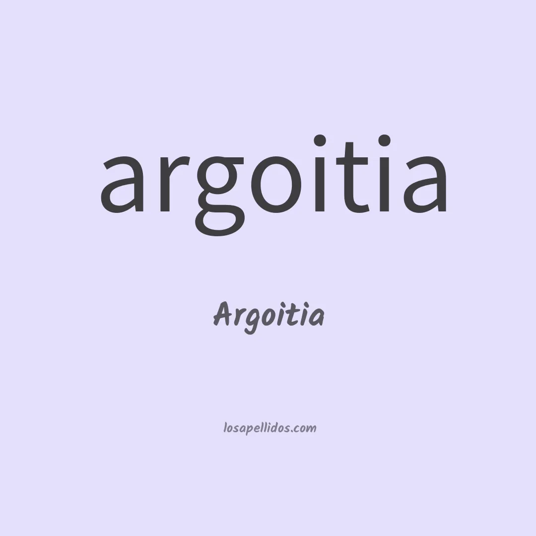 Argoitia en chino