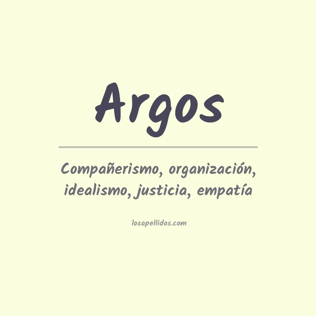 Apellido Argos