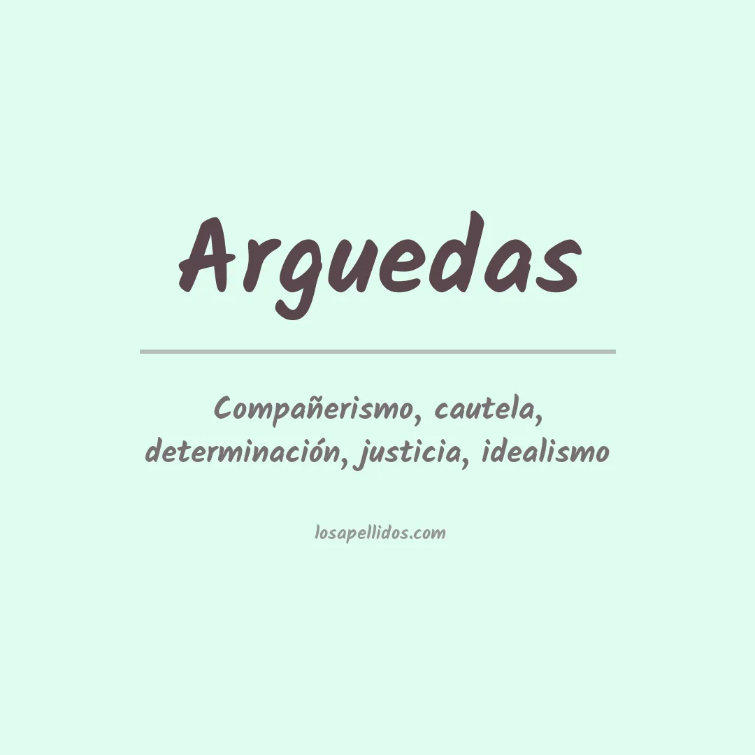 Apellido Arguedas