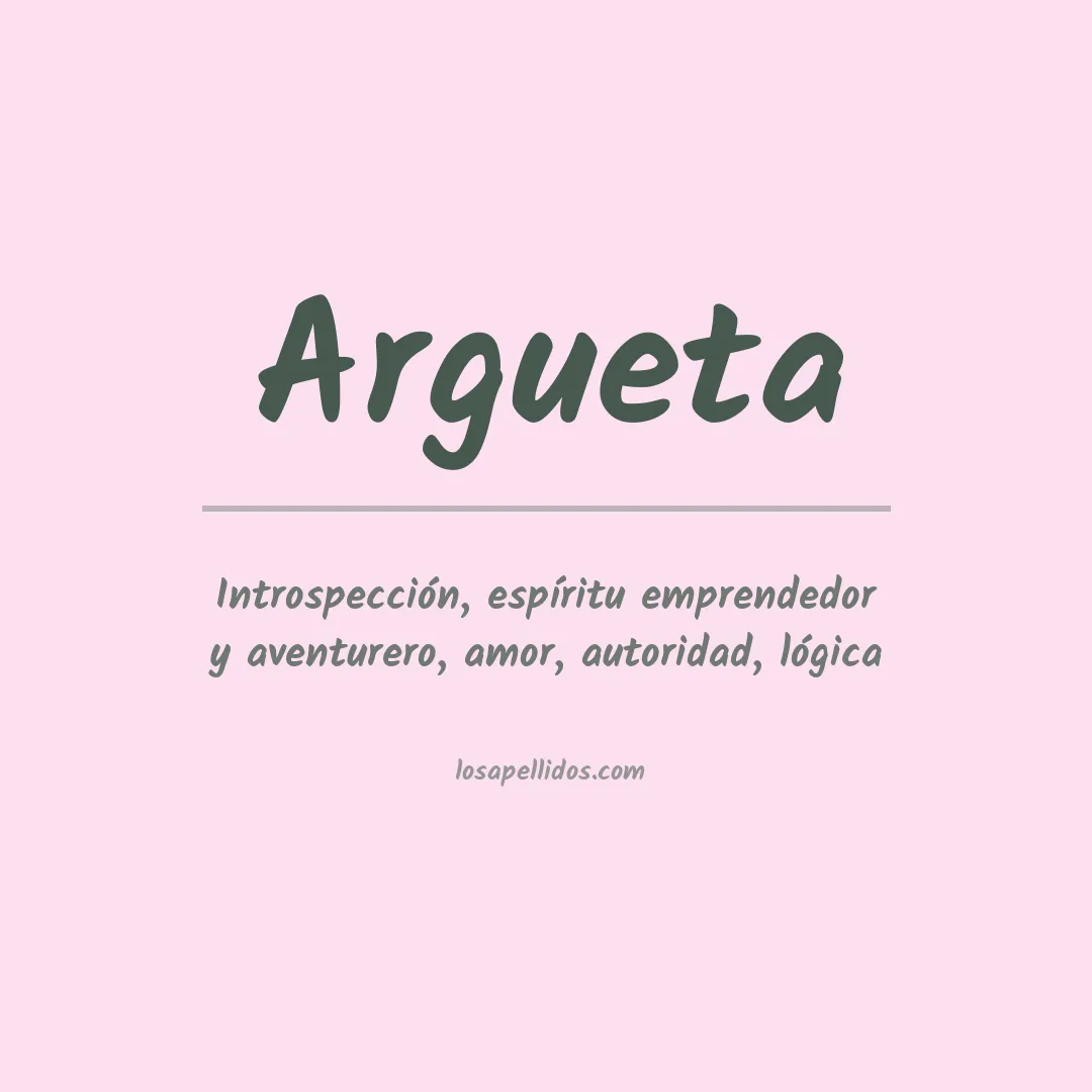 Apellido Argueta