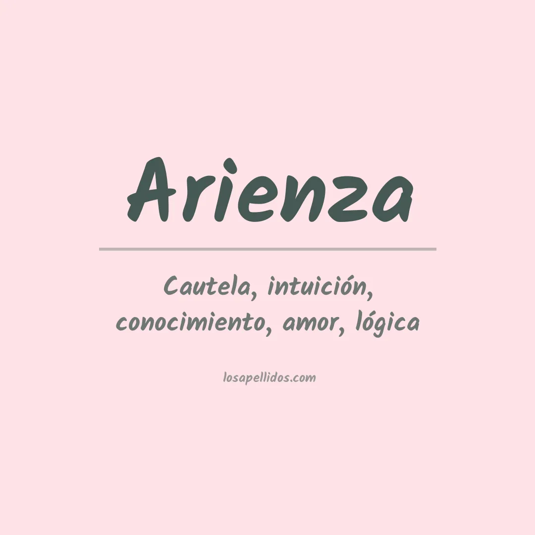 Apellido Arienza