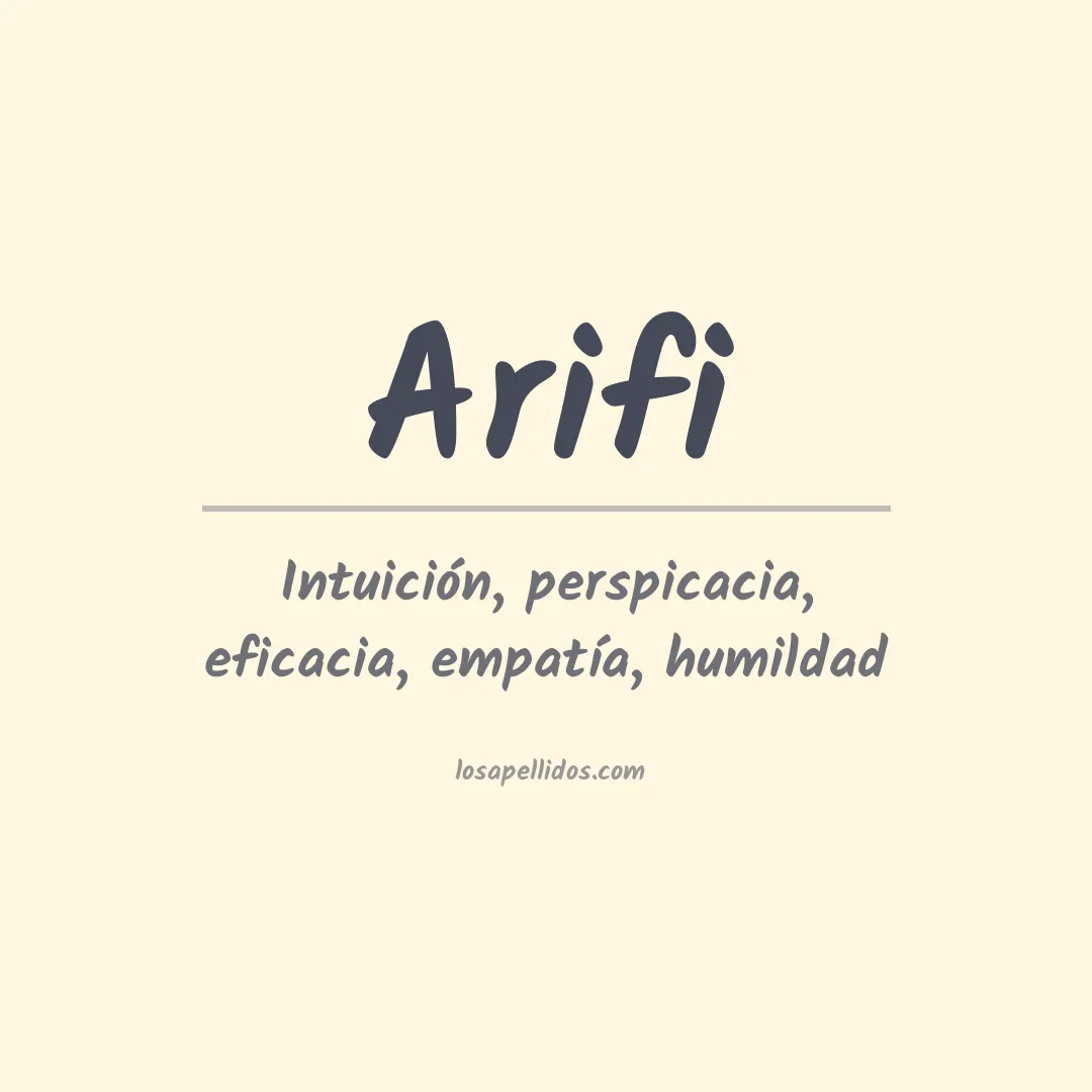 Apellido Arifi