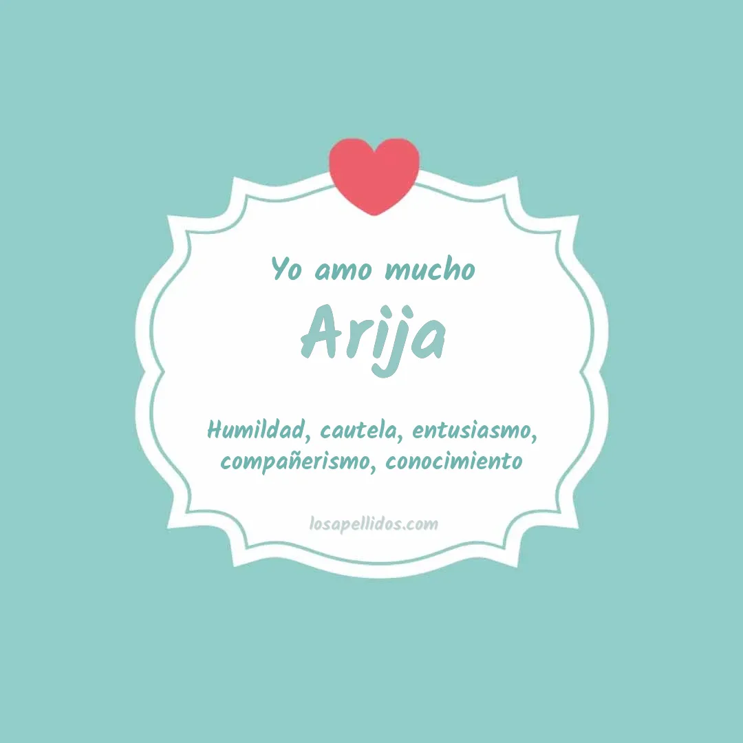 Yo amo mucho Arija
